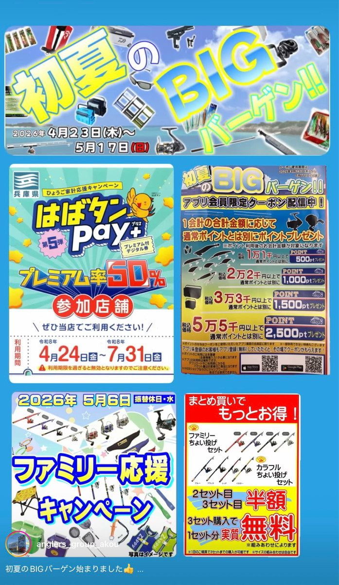 播州姫路 釣遊記 : 釣果情報